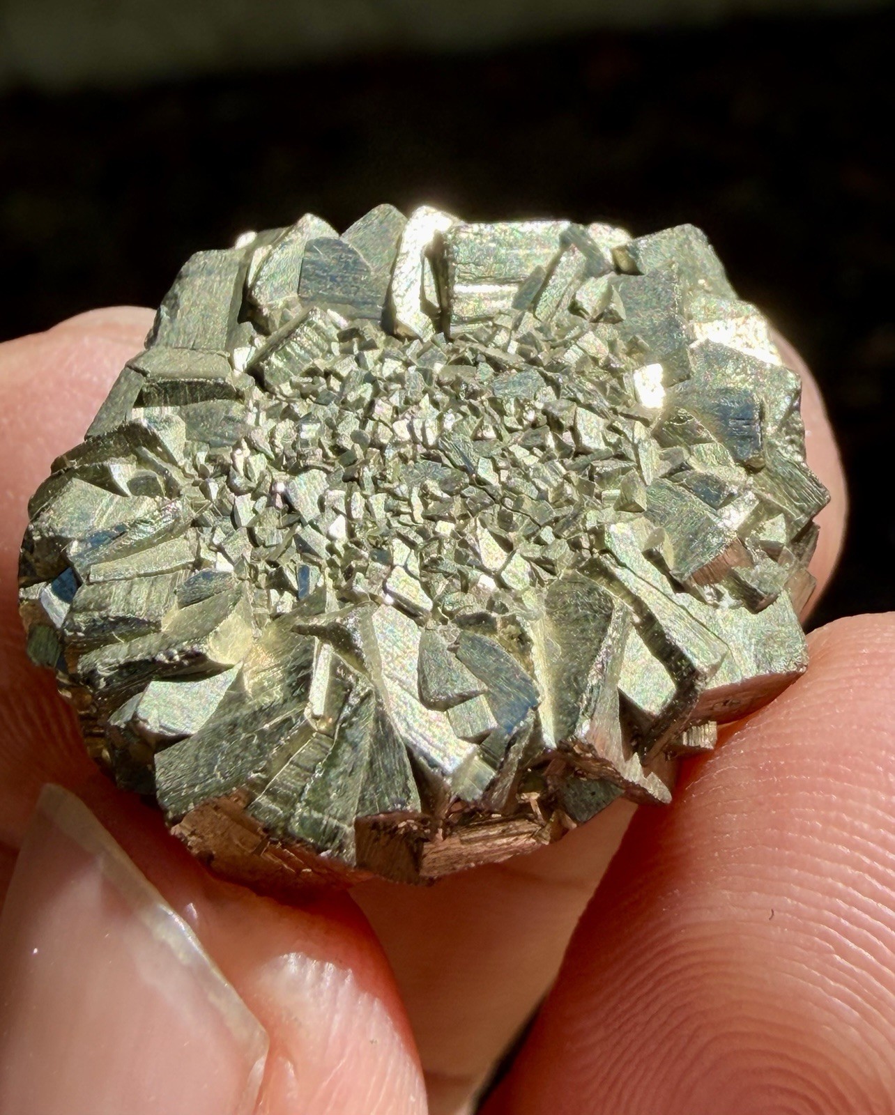 Rare Pyrite from Rio Marina, Rio, Livorno Province, Tuscany, Italy, 13gm, 2.5cm