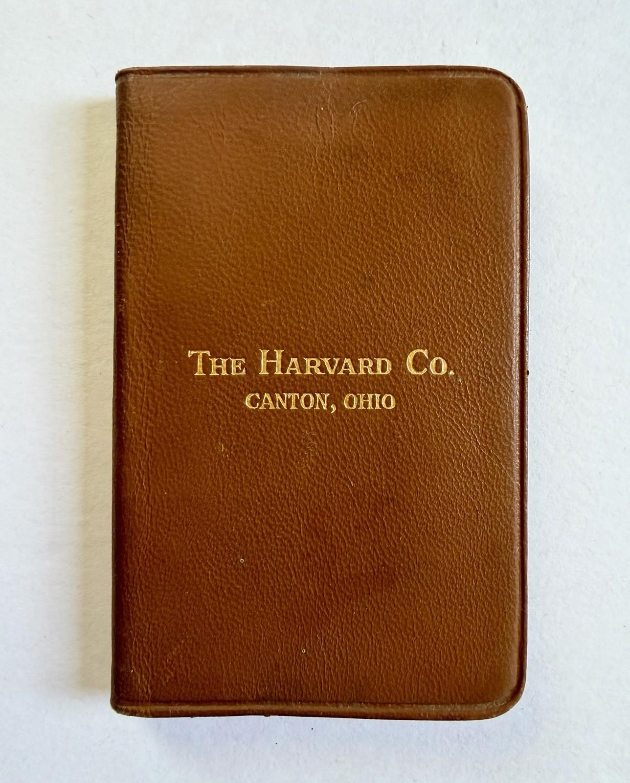 Vtg 1927 Pocket Ledger Advertising The Harvard Co Dentist Equipment Canton, OH