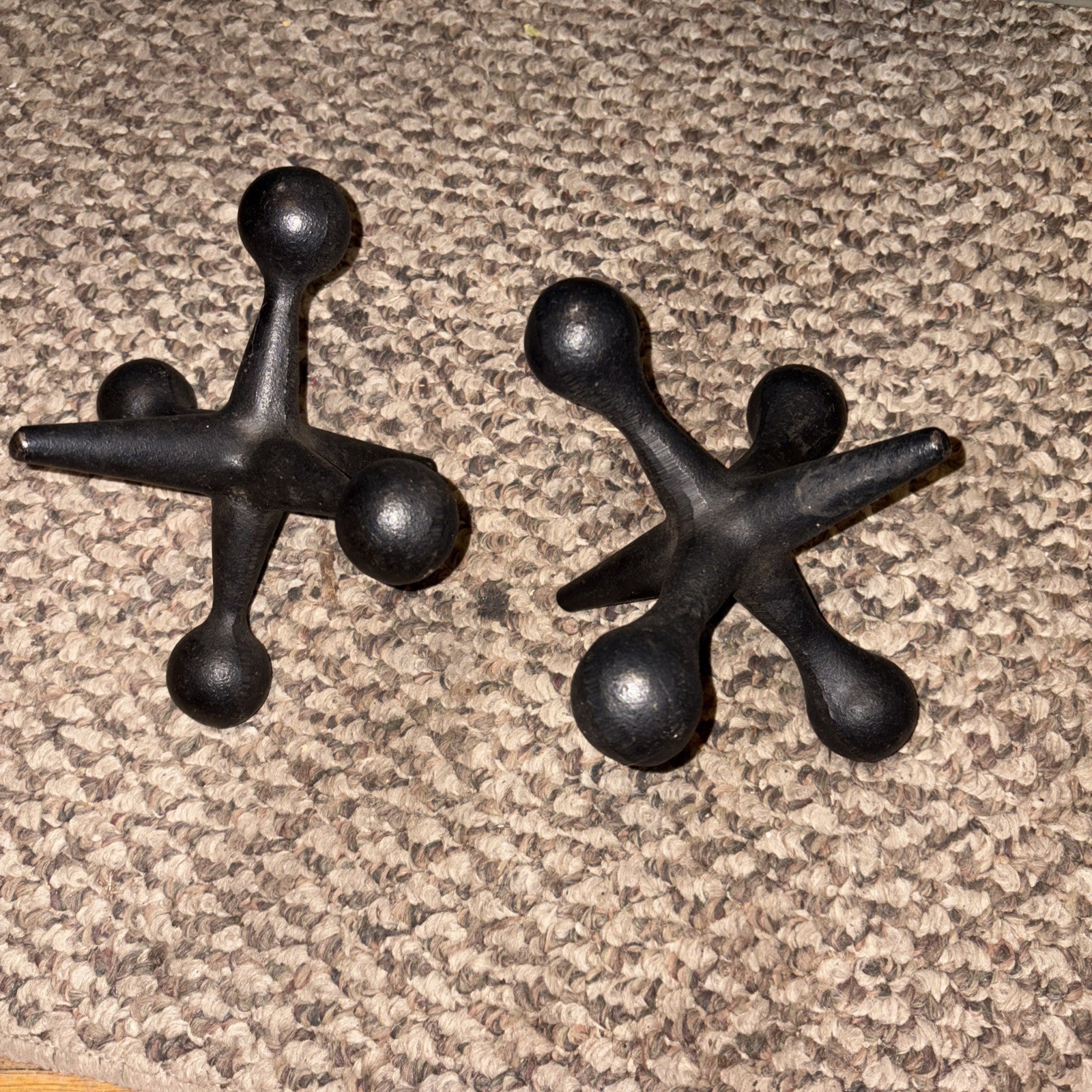 MCM Atomic Jacks Vintage Cast Iron Black