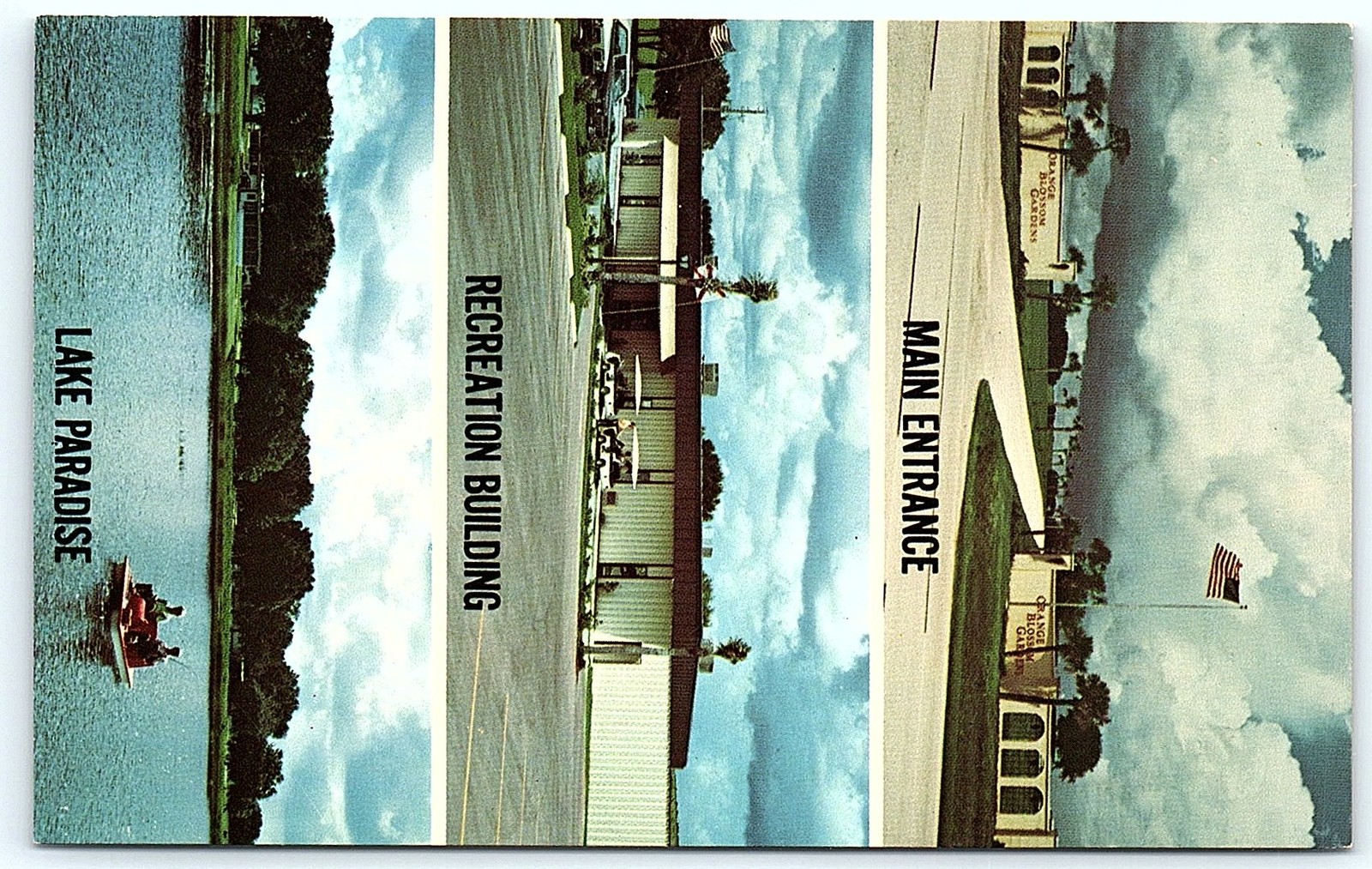 Dixie Motel resort postcard, N. Myrtle Beach, SC. Misprint Super Rare
