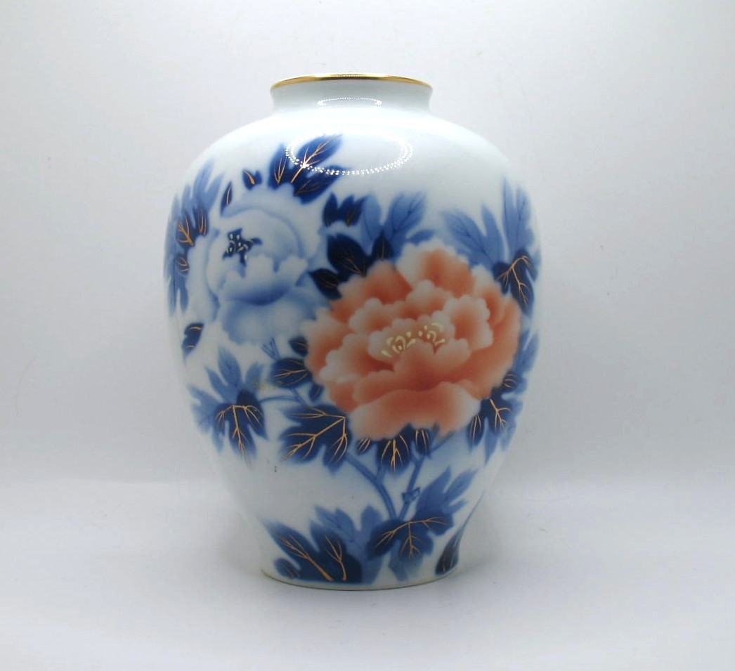 Vintage Japanese Fukagawa porcelain 6.5