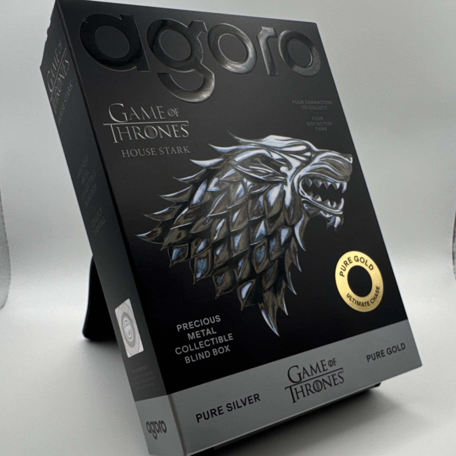 ( sealed) Agoro Game of Thrones House Stark Blind Box Precious Metal chase
