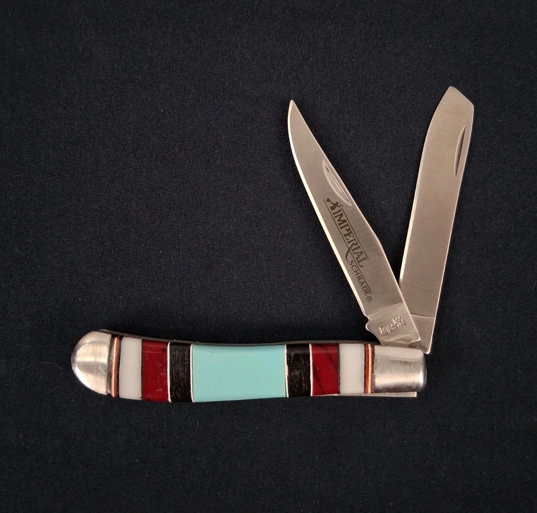 Imperial Schrade 2-Blade Trapper Pocket Knife 4
