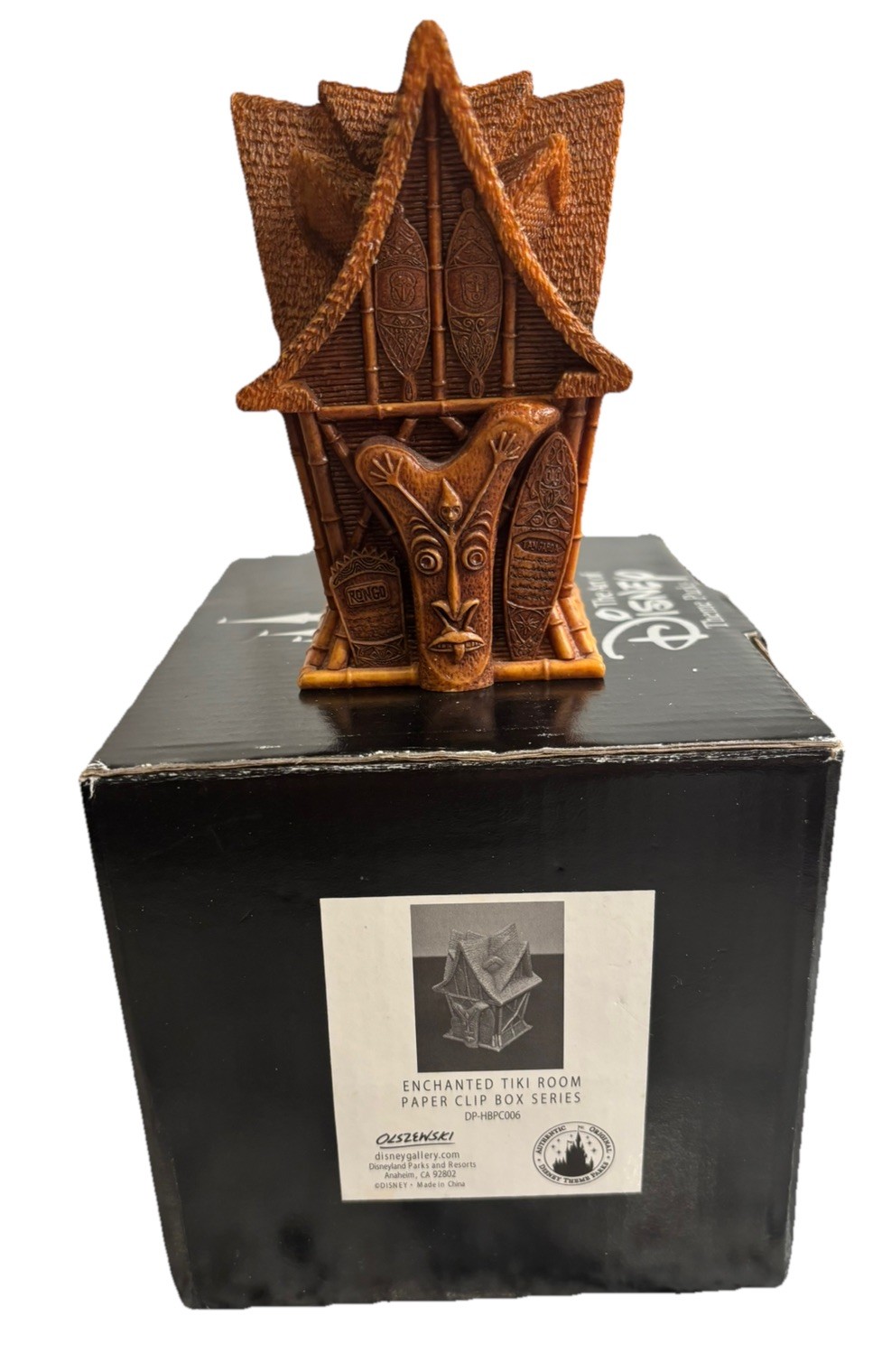 Disney Enchanted Tiki Room Paper Clip Box Series Trinket Box Robert Olszewski