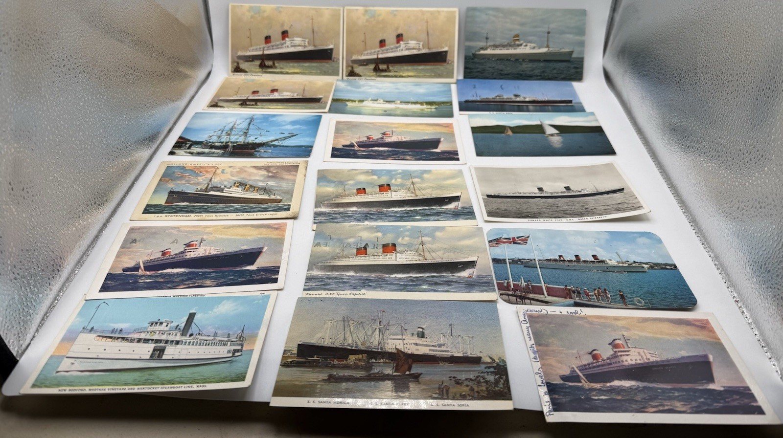 Lot Of 32 Vge & Antique Cruise Ships Ocean Liners Sailboat Steamboats Postcards 