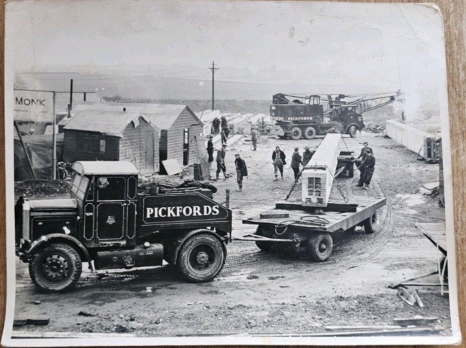 South Yorkshire Royston Monckton Colliery Original Photo 1956 Pickfords C1.