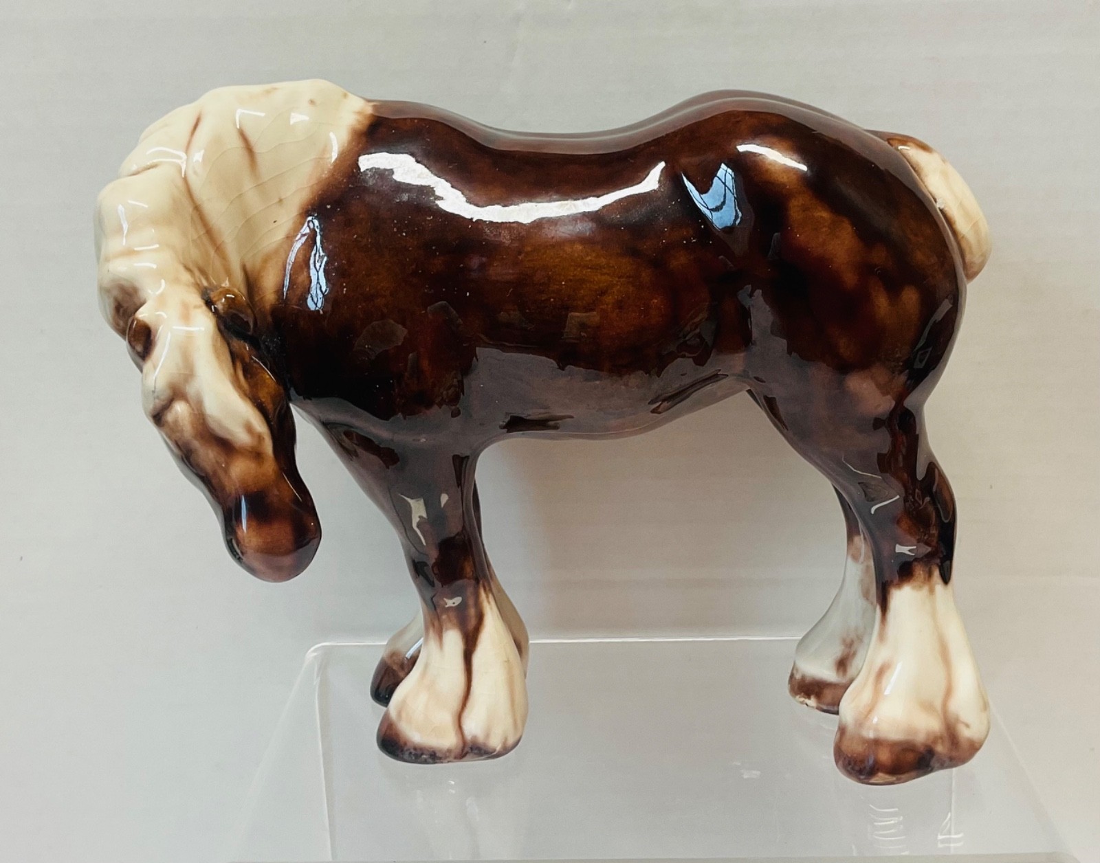 Beautiful Vintage DOROTHY KINDELL California Pottery Draft Horse Mare - AS IS