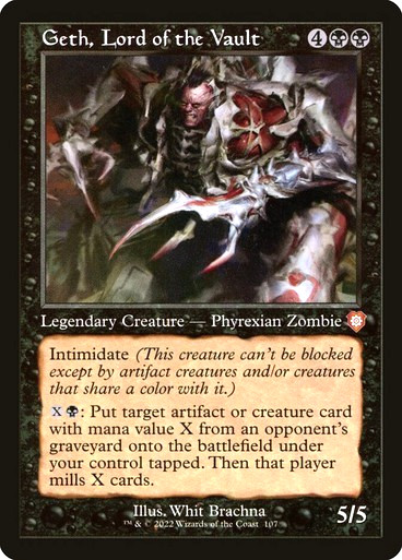 MTG - Geth, Lord of the Vault - Retro - The Brothers\' War - Magic the Gathering
