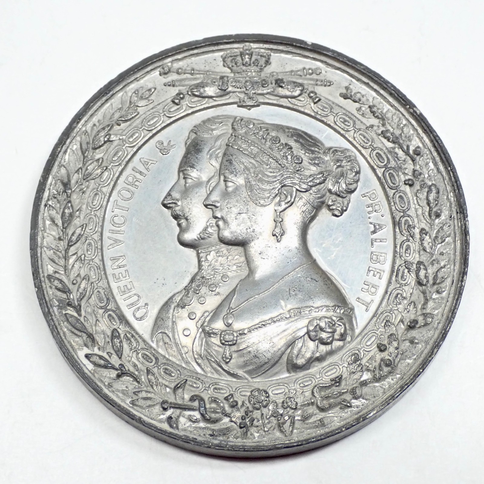 1851 Queen Victoria & Prince Albert Great Exhibition BRITISH Commemorative Medal