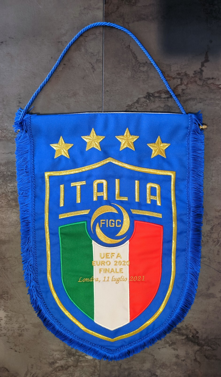 🇮🇹OFFICIAL-PENNANT FINAL ITALY-ENGLAND PENNANT (NO SHIRT MATCH)⚽
