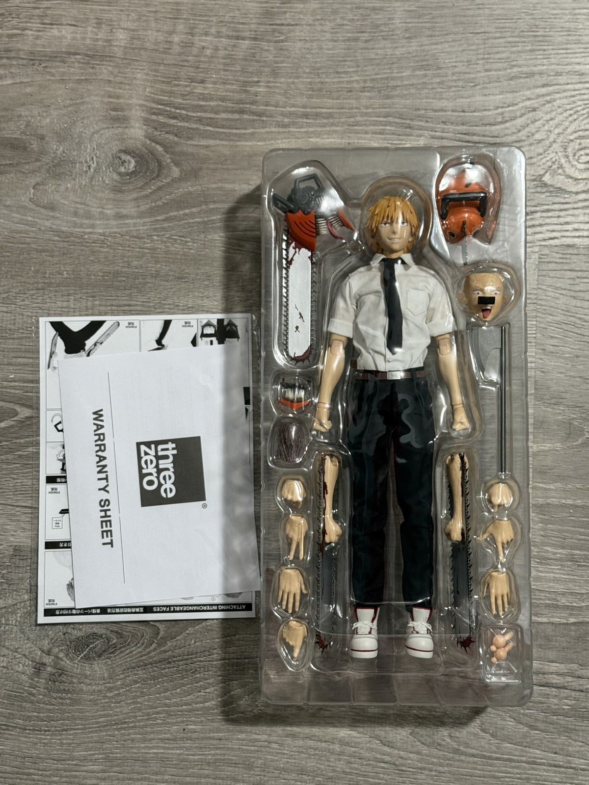 Threezero FigZero 1/6 Scale Chainsaw Man: Denji Action Figure (Complete in Box)￼