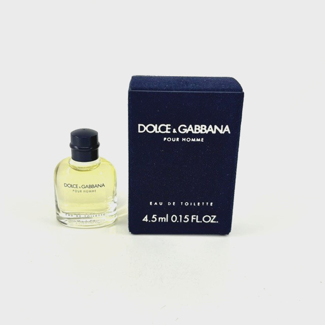 Dolce & Gabbana Men\'s Eau de toilette 4.5 ml. 0.13 fl.oz. Mini perfume 