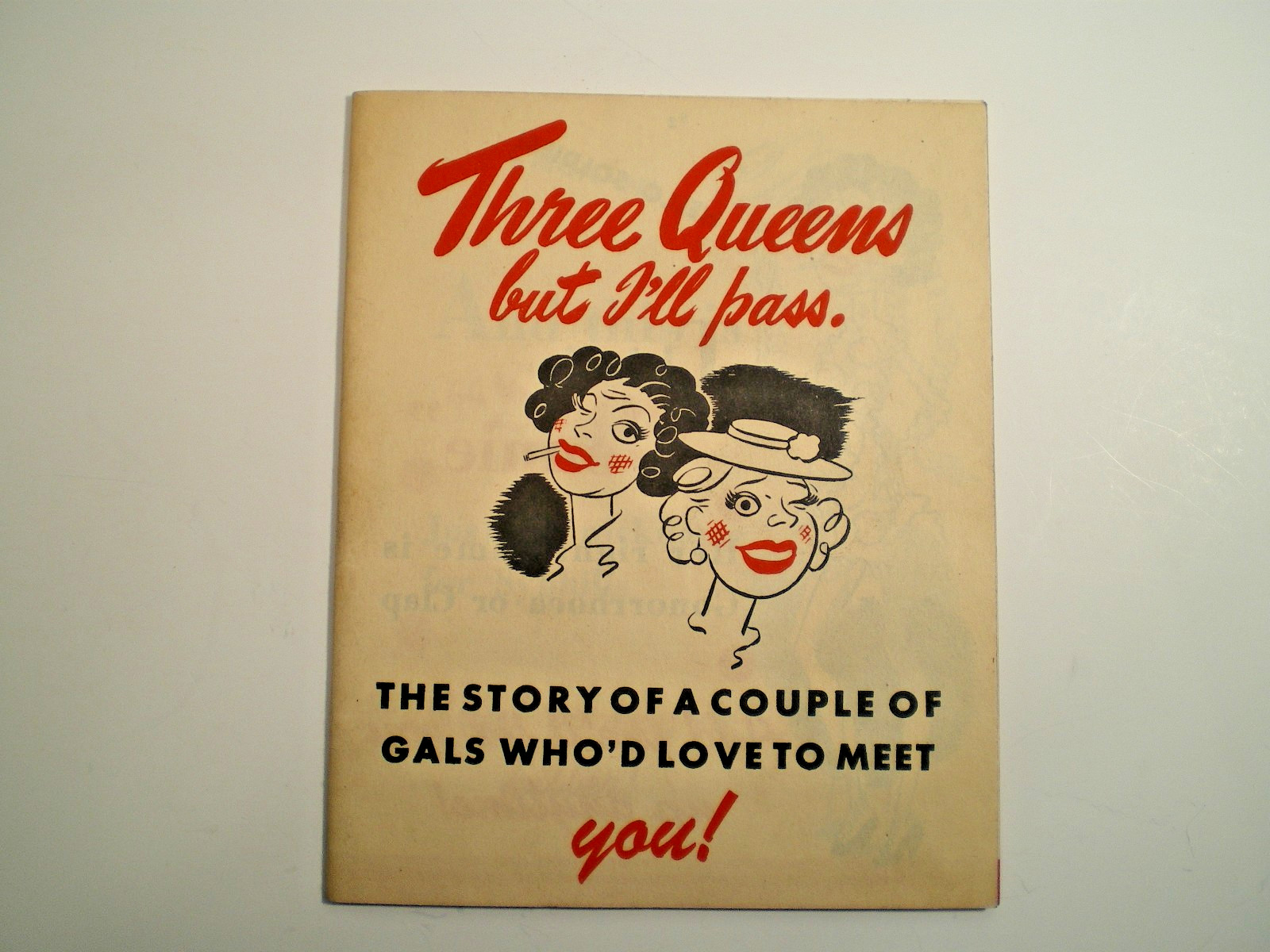 1944 BOOKLET FOR THE MILITARY SOLDIERS ON THE PERILS OF STD\'s WITH COMICAL SPIN