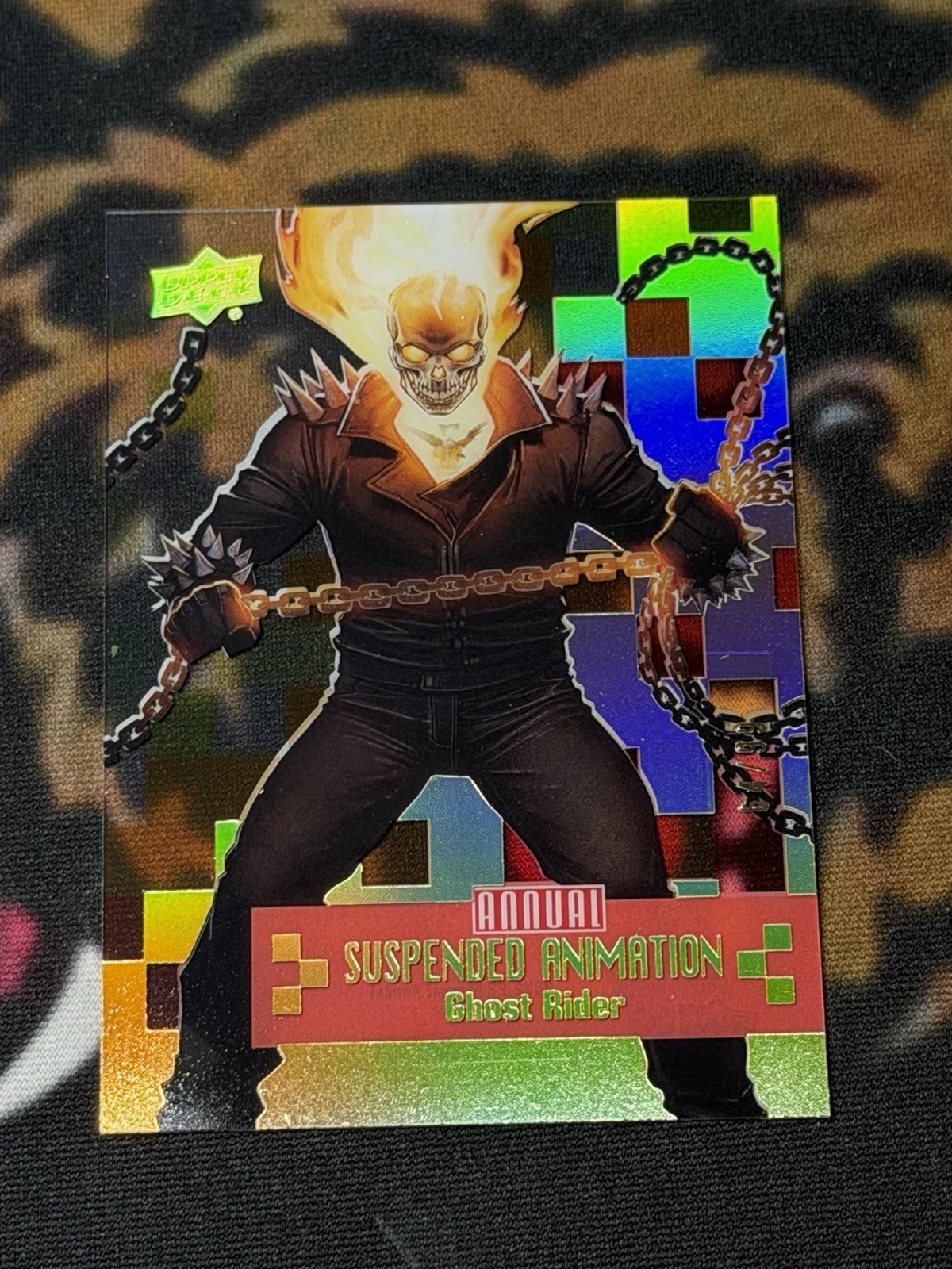 Ghost Rider 2022 Upper Deck Marvel Annual Suspended Animation Tier 64/99 ☄️👀