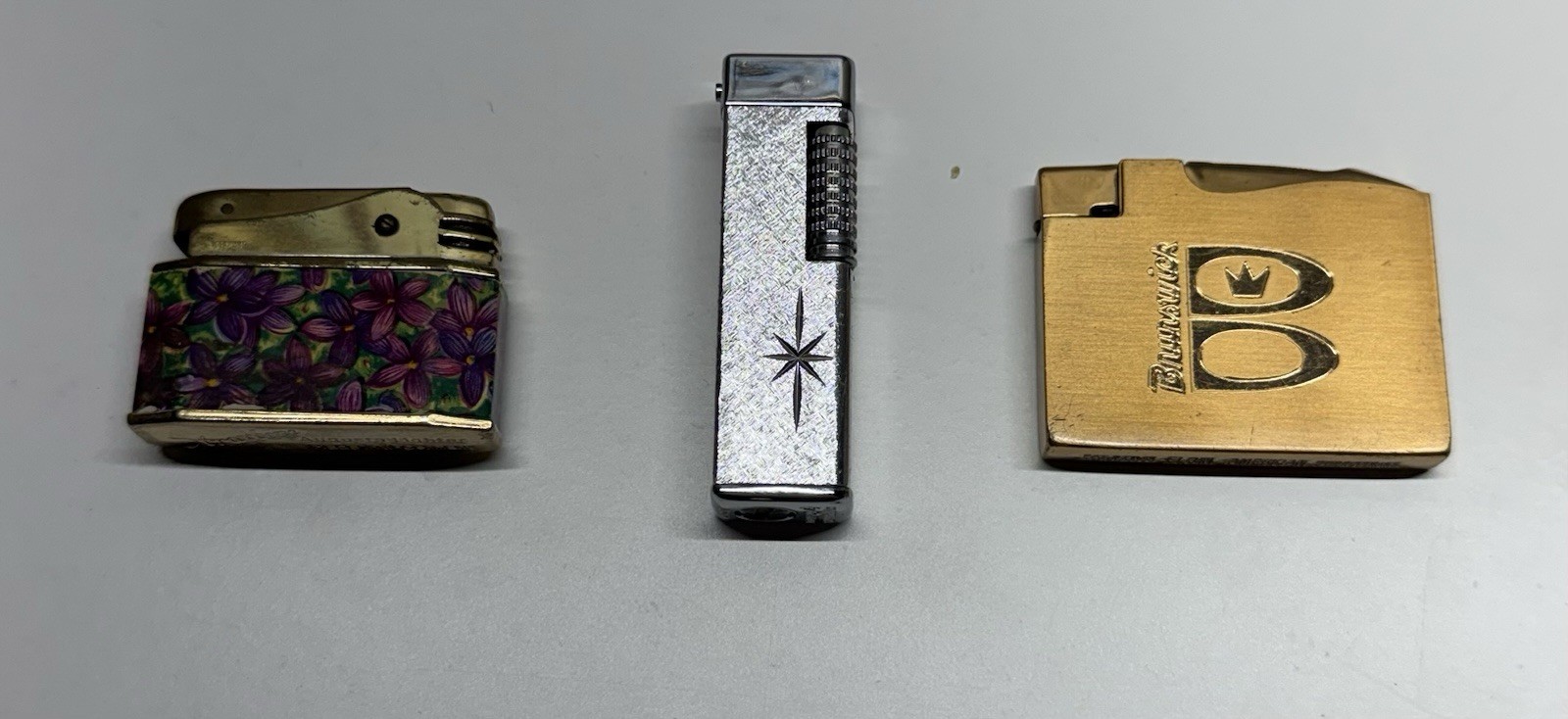 Lot of 3 Vintage Lighters