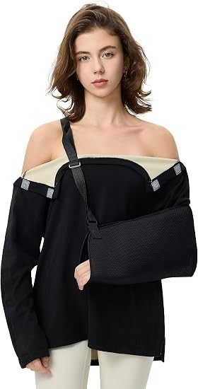 Magnetic Fleece Long Sleeve Post Shoulder Surgery Shirts for Women Tear Away ...