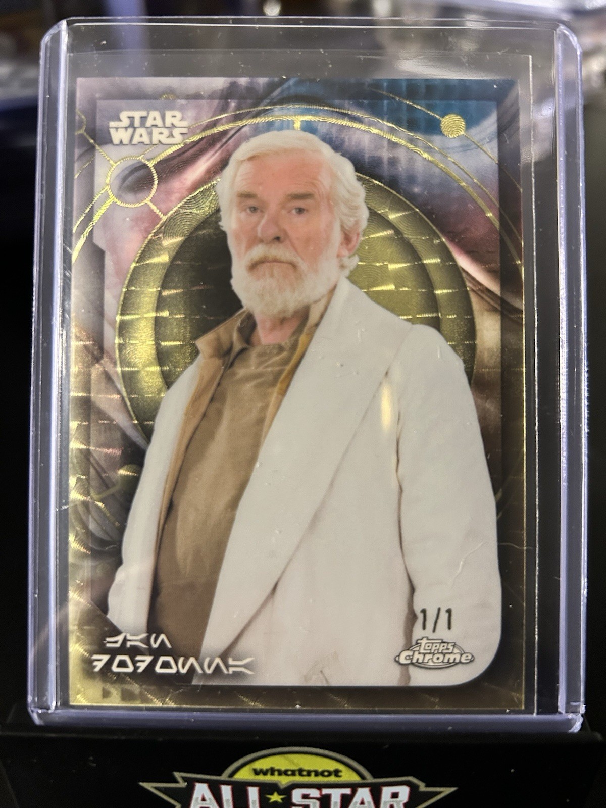 2026 Topps Chrome Star Wars Jan Dodonna 1/1 Superfractor 2026 Topps Chrome Star Wars Jan Dodonna 1/1 Superfractor