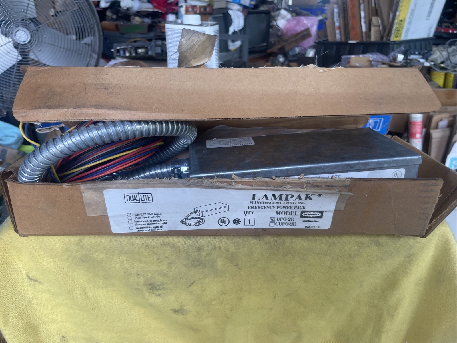 DUAL-LITE LAMPAK UFO-2E Fluorescent Lighting Emergency Power Pack New in Box