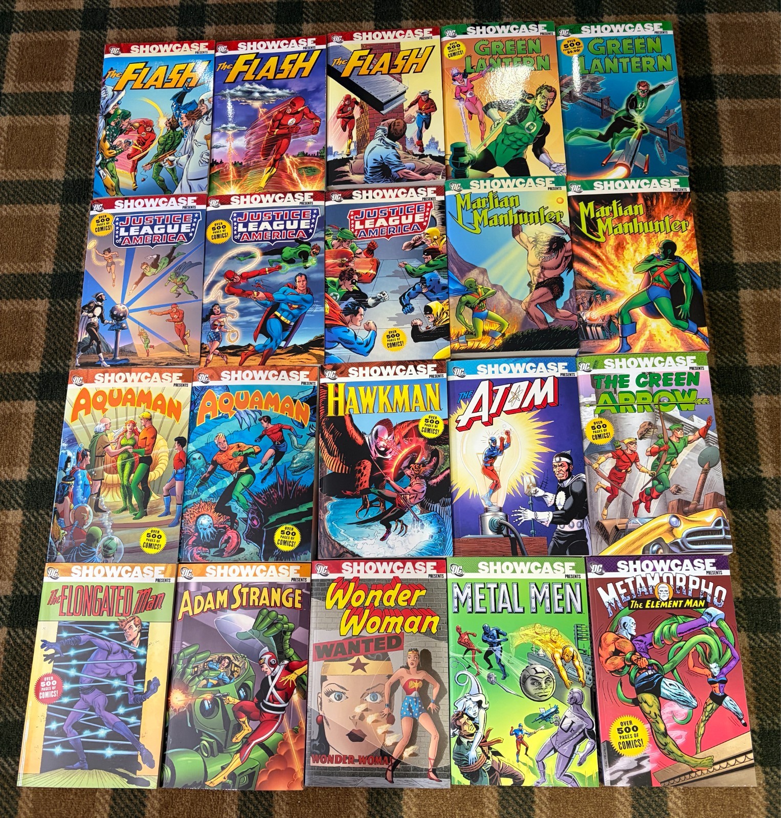 Showcase Presents Lot 20 Justice League Flash Green Lantern Aquaman Atom DC TPB