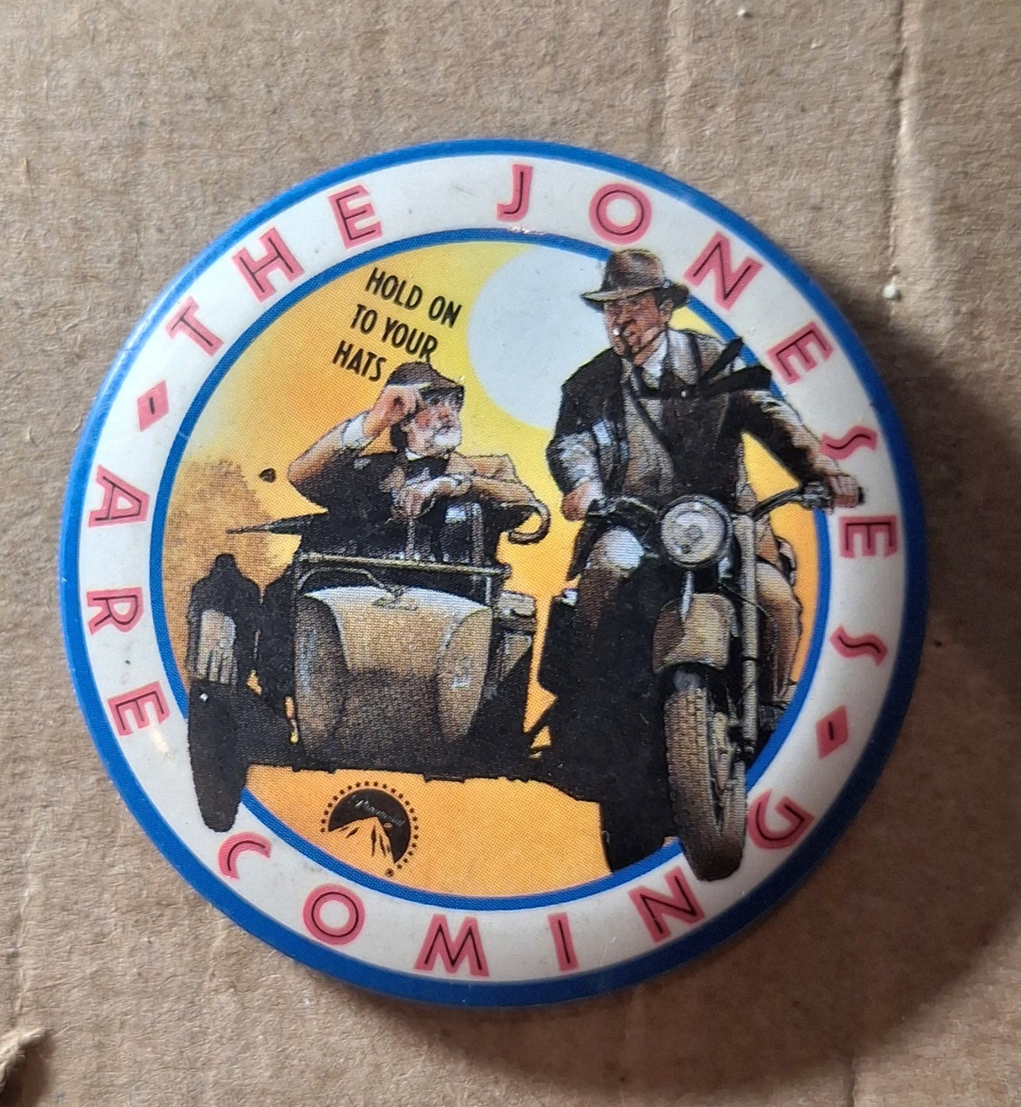 1989 INDIANA JONES THE LAST CRUSADE PROMOTIONAL Comics BUTTON Pin