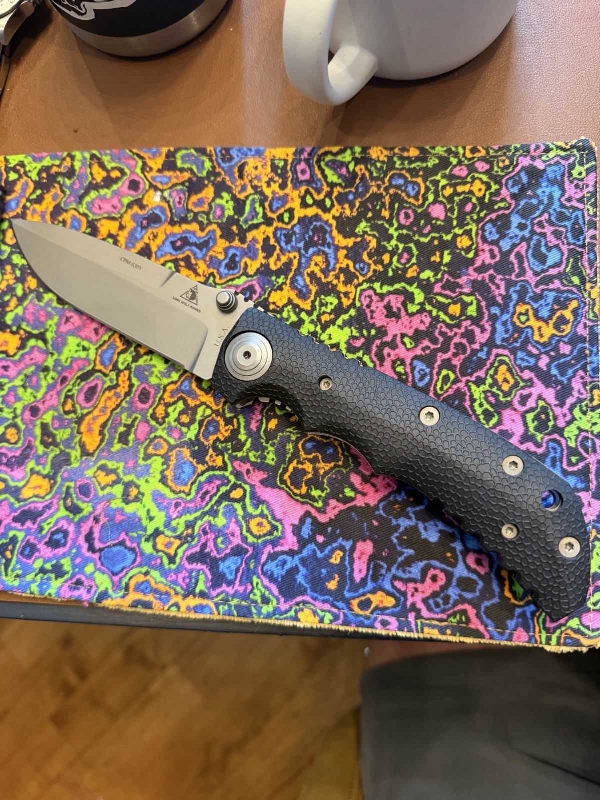 Lone Wolf Knives LC12600 Harsey Tactical Folding Knife S30V Steel