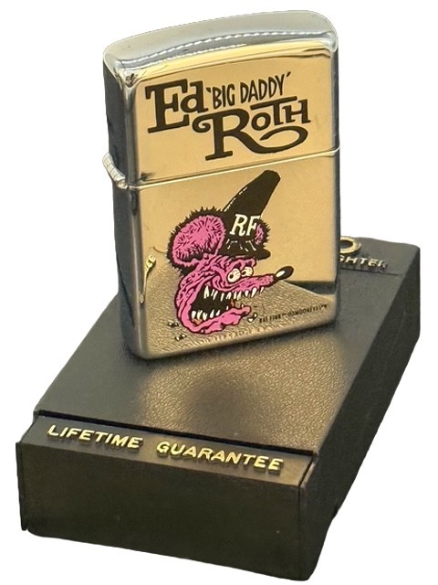 VRHTF SUPER COOL VTG ZIPPO ED BIG DADDY ROTH FLAMERITE 2002 NEW IN BOX-UNSTRUCK