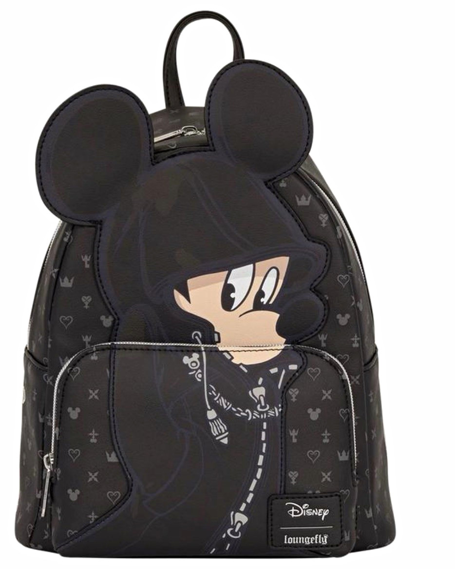 Loungefly Disney Mickey Mouse Mini Backpack Bag - Black, Mini Size Loungefly Disney Mickey Mouse Mini Backpack Bag - Black, Mini Size