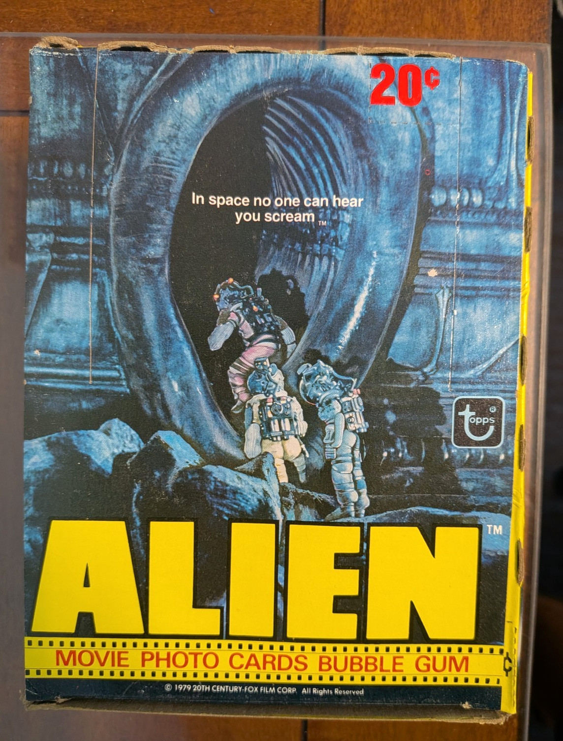 COMPLETE BOX 36 ALIEN SEALED PACKS TOPPS CARDS 1979 Vintage wax trading movie