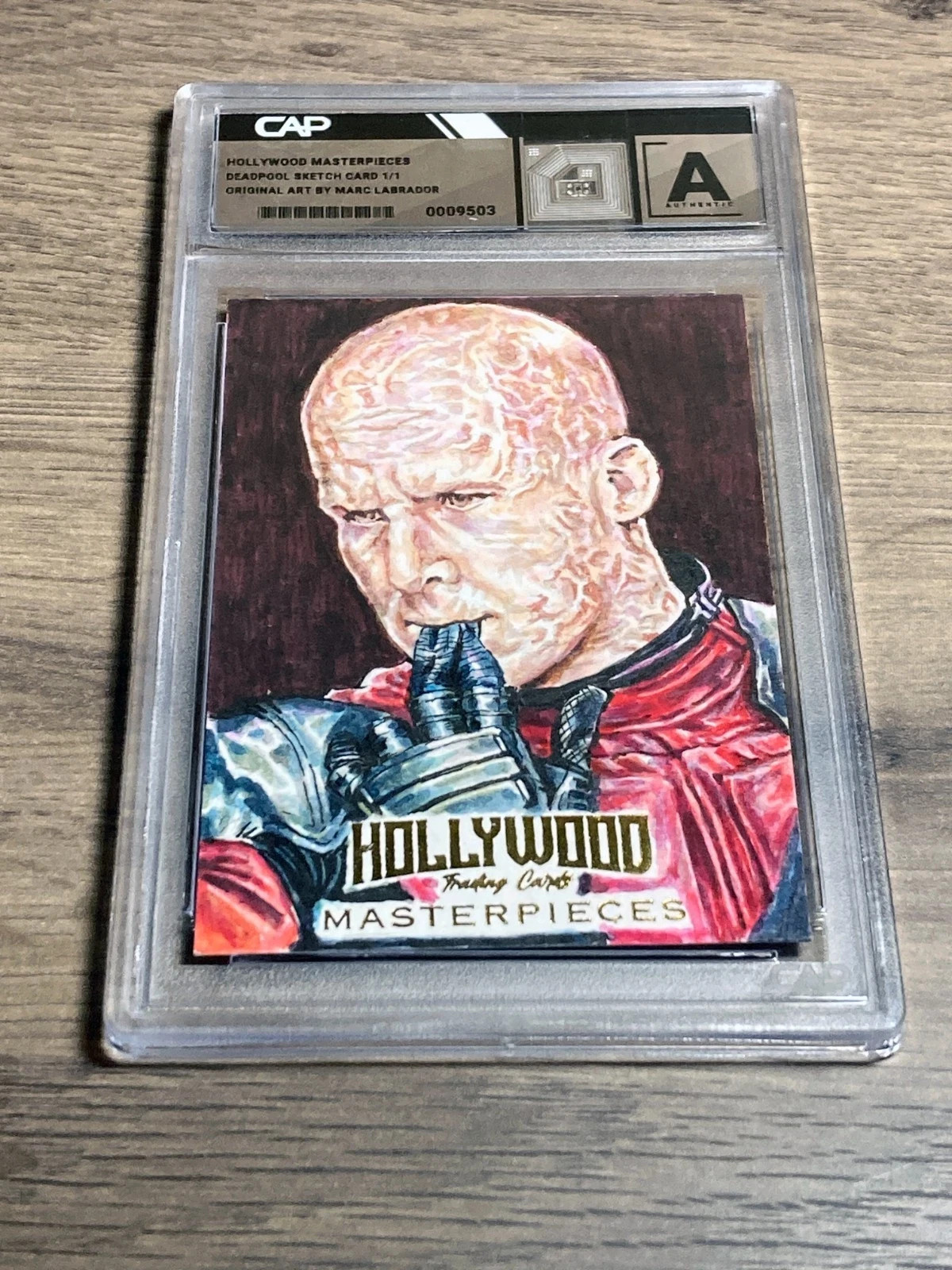 Deadpool 2025 Hollywood Masterpieces Sketch Card by Marc Labrador 1/1