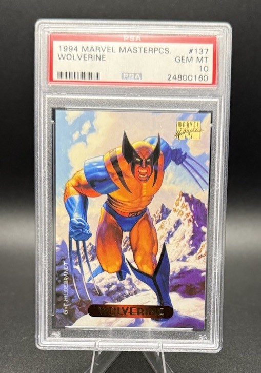 1994 MARVEL MASTERPIECES #137 WOLVERINE PSA 10 Rare