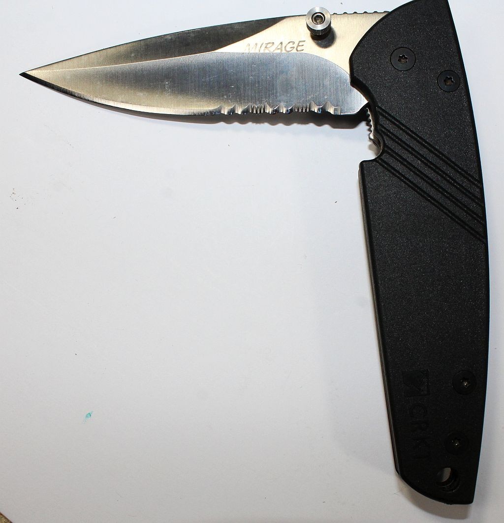 CRKT 6713 Mirage Pocket Knife Hammond Design Partial Serrated Folding Knife