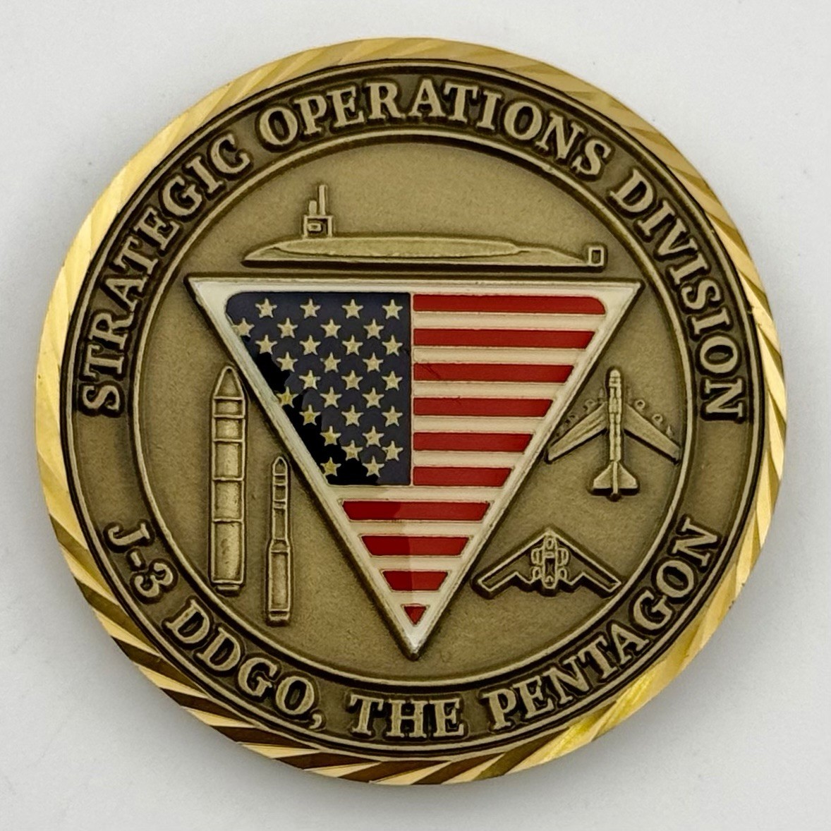 Pentagon Joint Staff J-3 Strategic Operations Division Command Challenge Coin