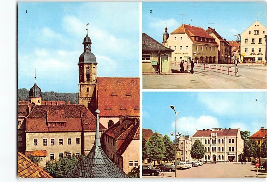 Postcard Dippoldiswalde Germany