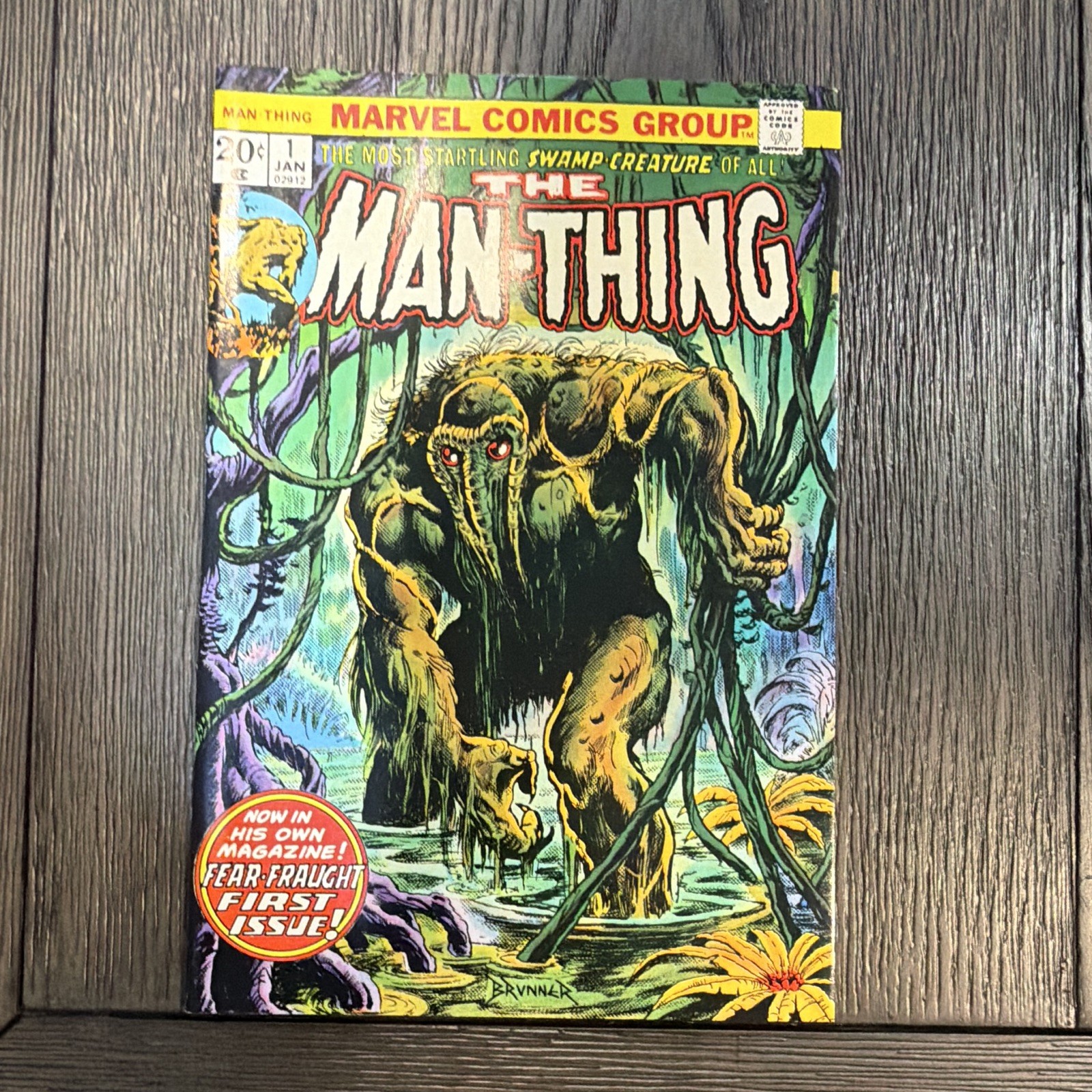 Marvel Comics The Man-Thing #1 1974 VF+