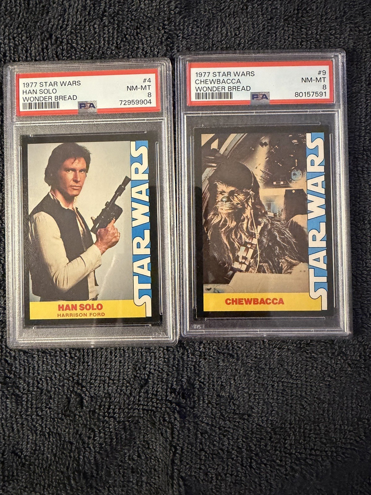 1977 Star Wars Wonder Bread Group PSA8
