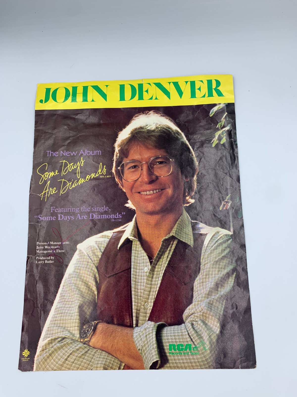 John Denver Signed 11x14 Photo Poster \