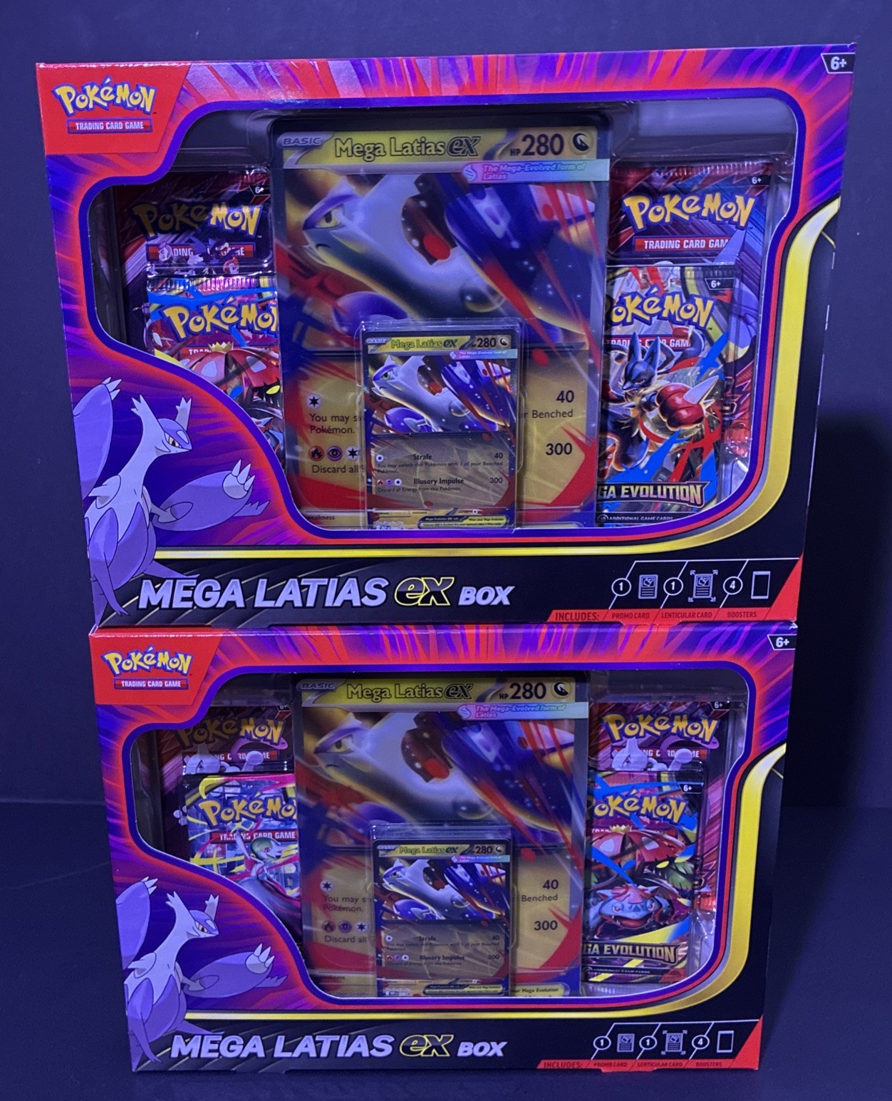 ✅ Pokémon TCG: Mega Evolution Mega Latias ex Collection Box | Sealed Lot of 2 |