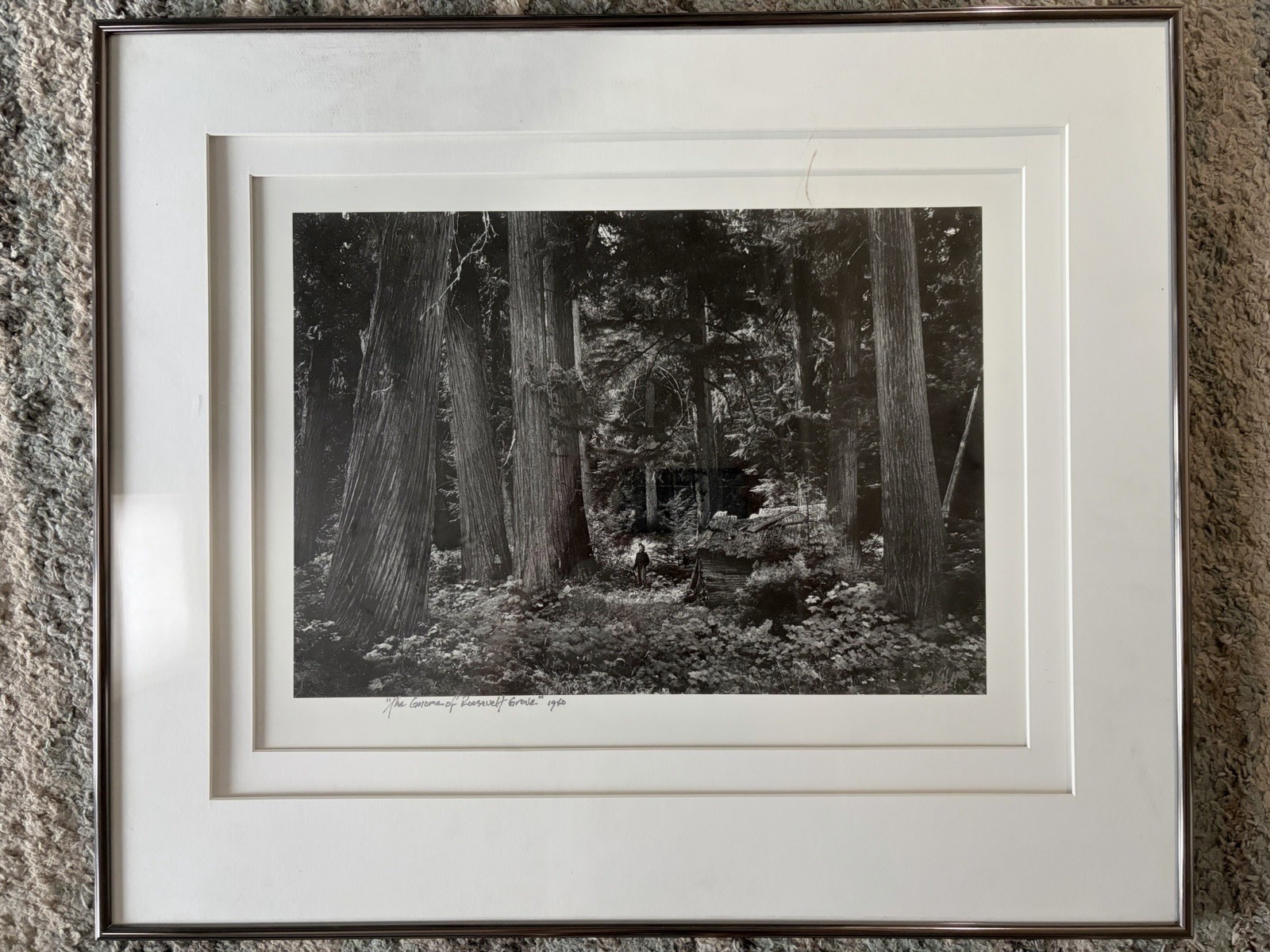 2 Ross hall Photos Black And White Framed And Matted.