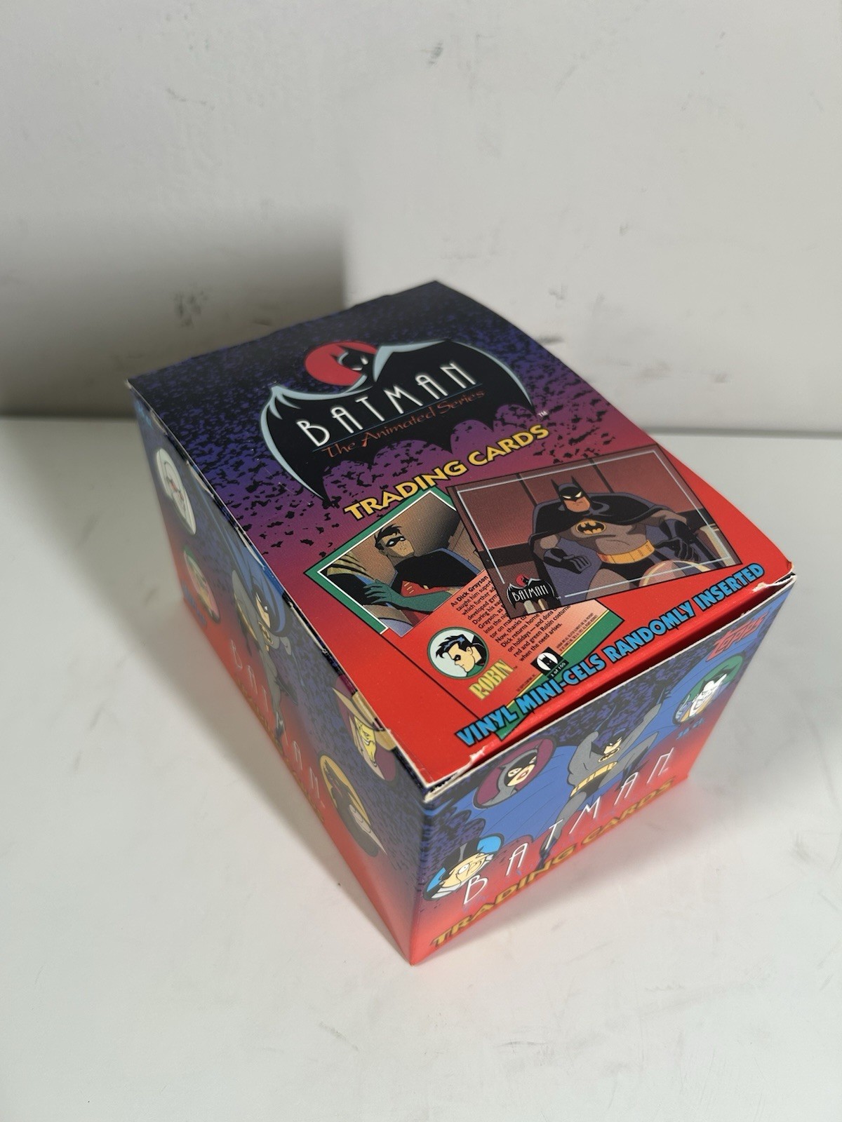 Vintage 1993 Topps Batman The Animated Series Empty Display Box 36 Ct