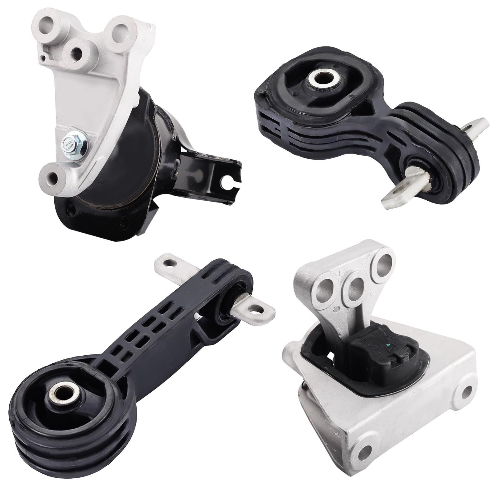 Engine Motor and Trans Mount Set of 4 Compatible with 2006/ 2007/ 2008/ 2009/...