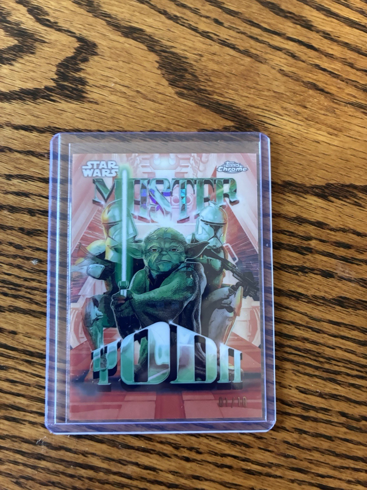 Master Yoda 1/10 Topps Chrome 2026 CASE HIT