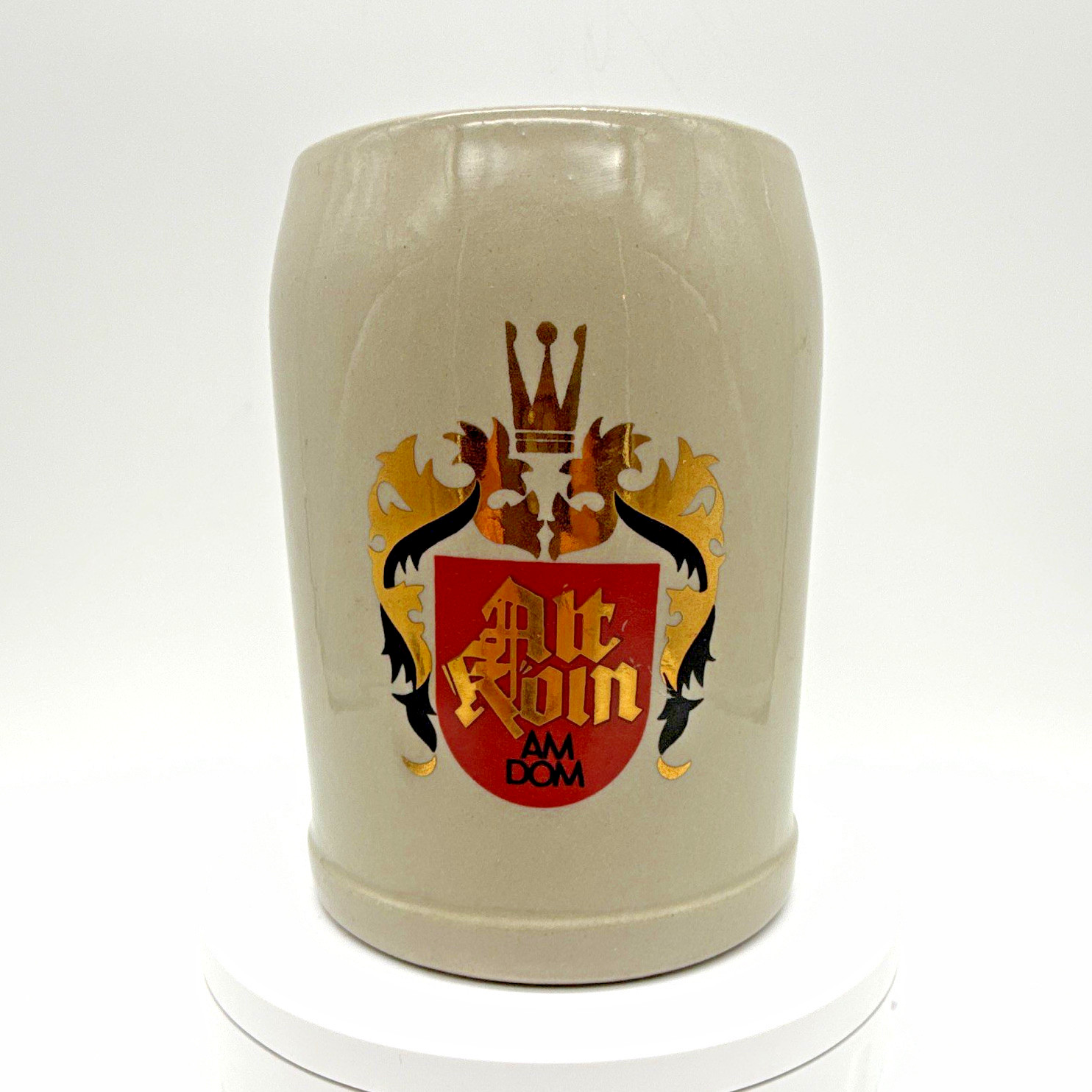 Alt Koln Am Dom 0.5L German Stoneware Beer Mug Breweriana Germany