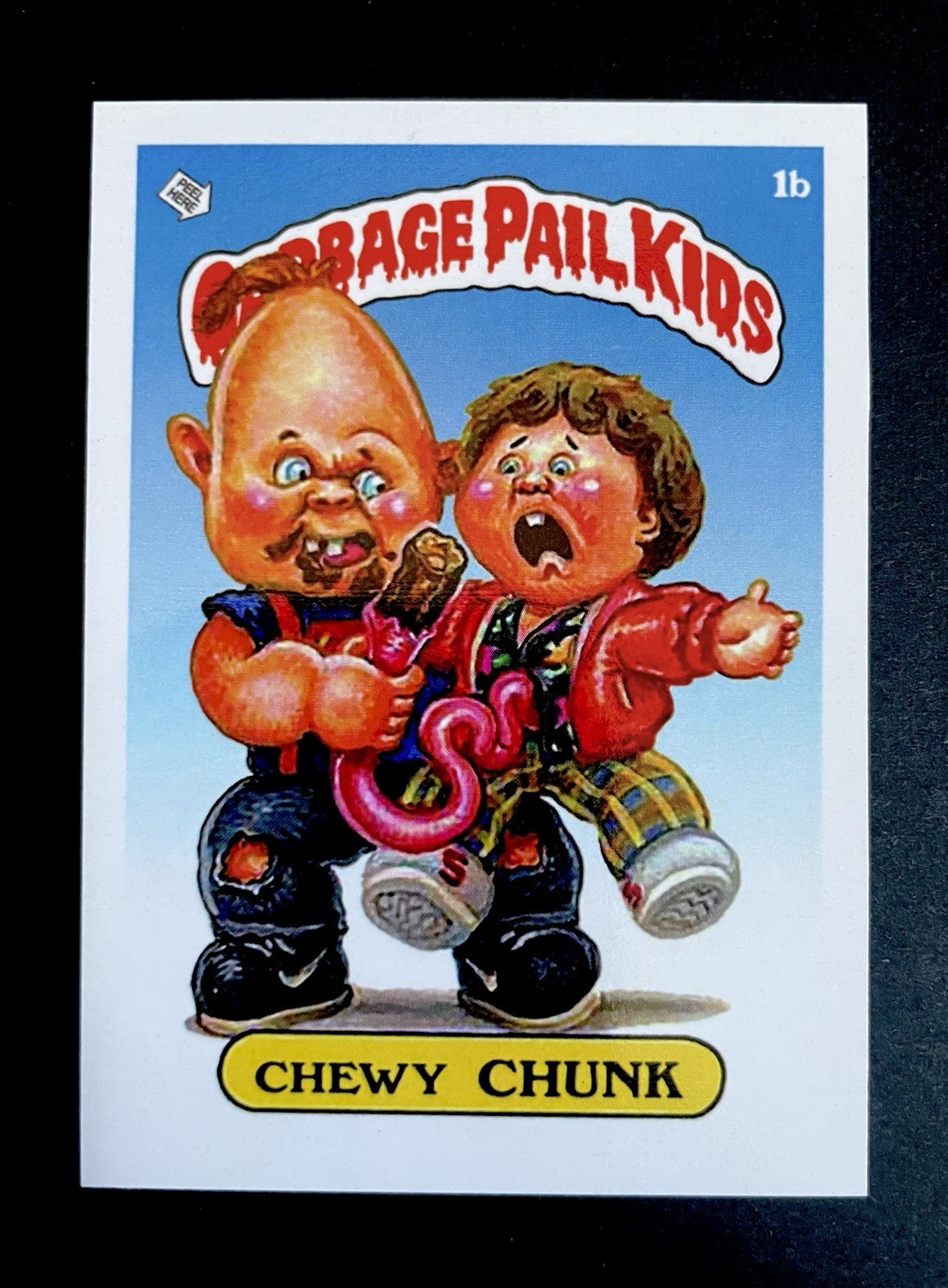Garbage Pail Kids GPK Card Chewy Chunk Goonies Sloth Custom Parody LTD 100