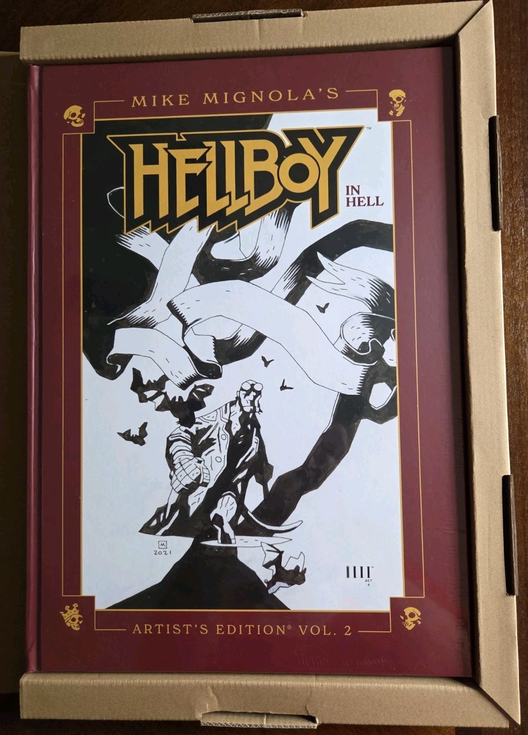 Mike Mignola’s Hellboy In Hell Artist’s Edition Vol 2 HC Act IIII New Sealed DM