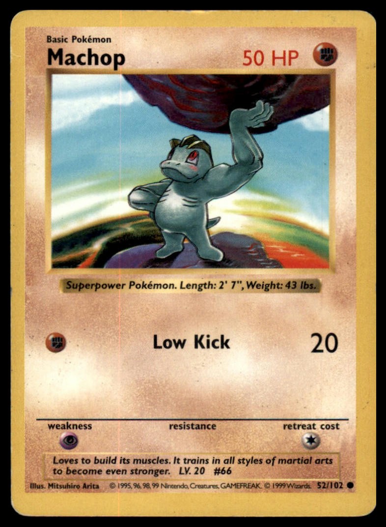 Base Set #052/102 Machop