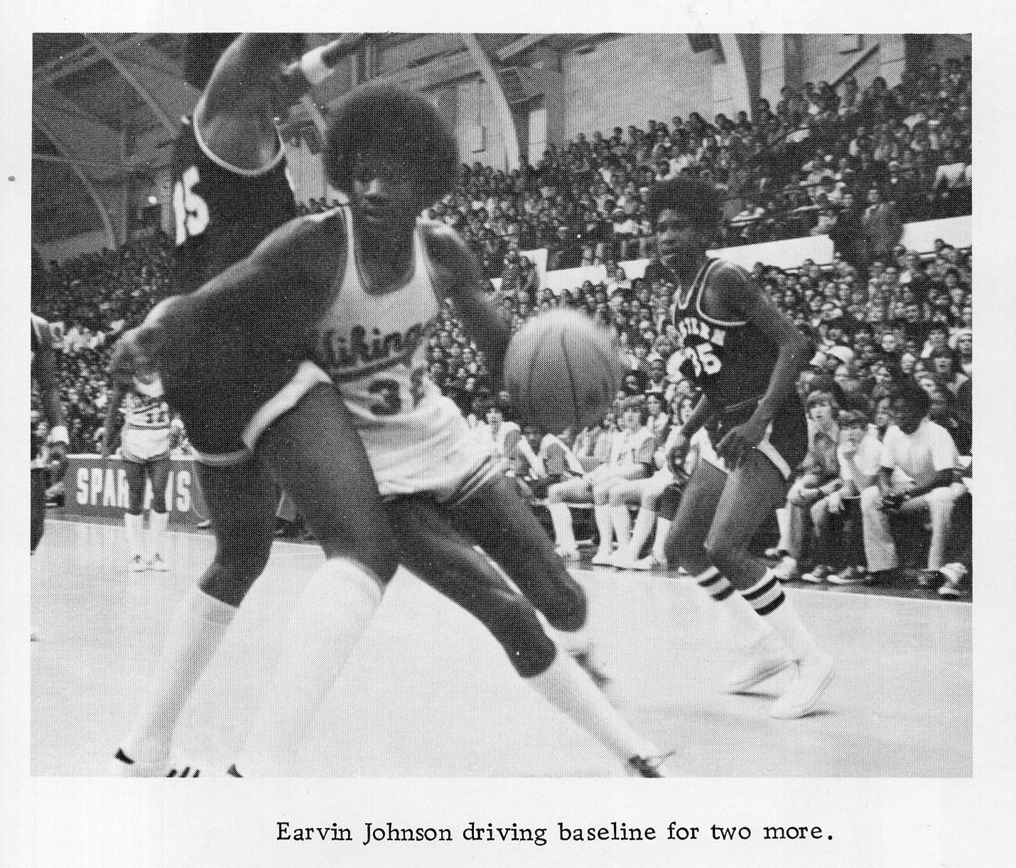 1970s Los Angeles Lakers 5x NBA Champion MAGIC JOHNSON High School Yearbook  +++