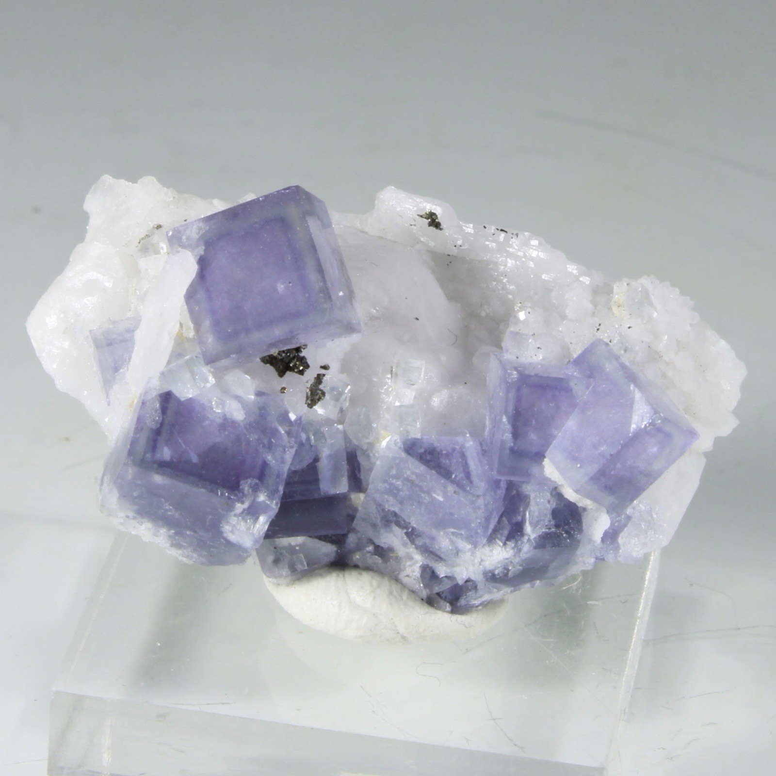 Gorgeous “WINDOW” FLUORITE on QUARTZ - Yaogangxian Mine, Hunan Province, China