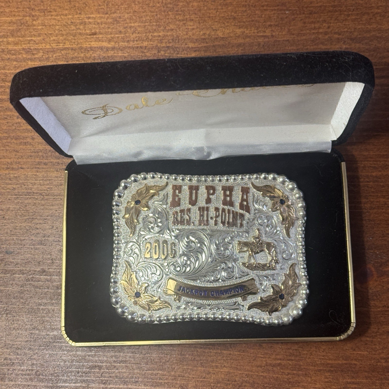 Vintage 2006 Dale Chavez EUPHA Reserve Hi-Point Jackpot Champion Belt Buckle