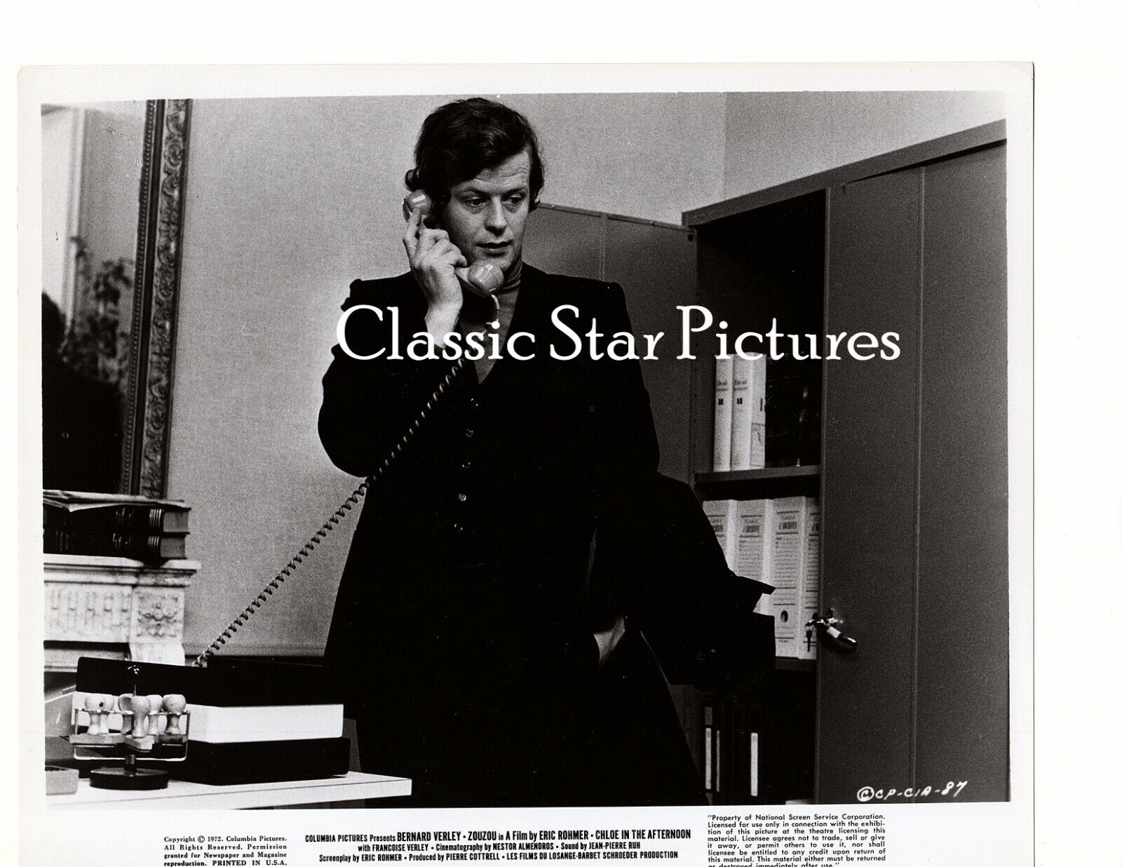 C413 Bernard Verley Chloe in the Afternoon 1972 photograph 