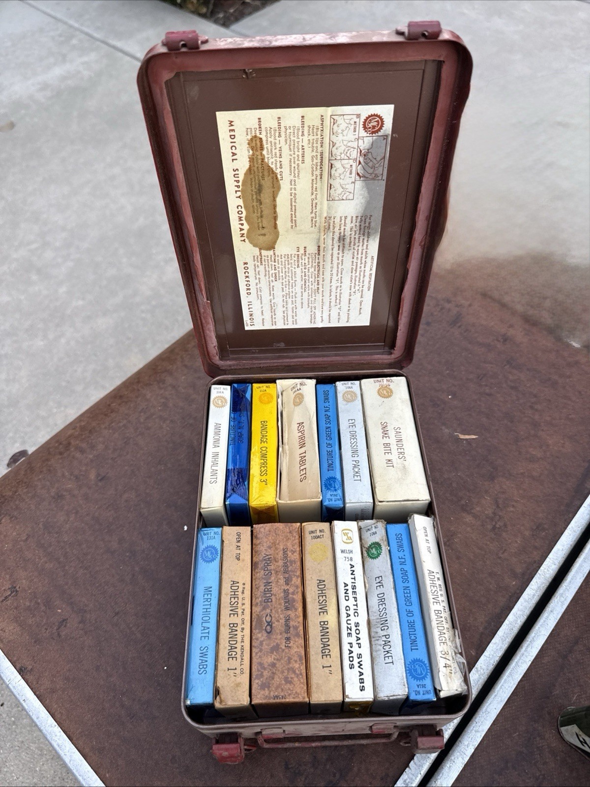 Antique Vintage First Aid Kit